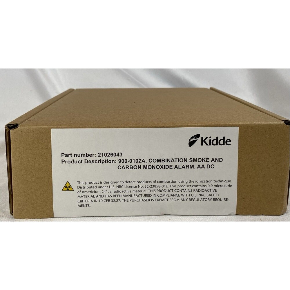 Kidde KN-COSM-BA Battery Operated Combination Smoke Carbon Monoxide Alarm NEW OP